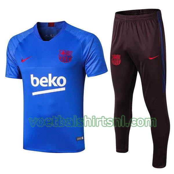 opleiding barcelona mannen 2019-2020 blauw set