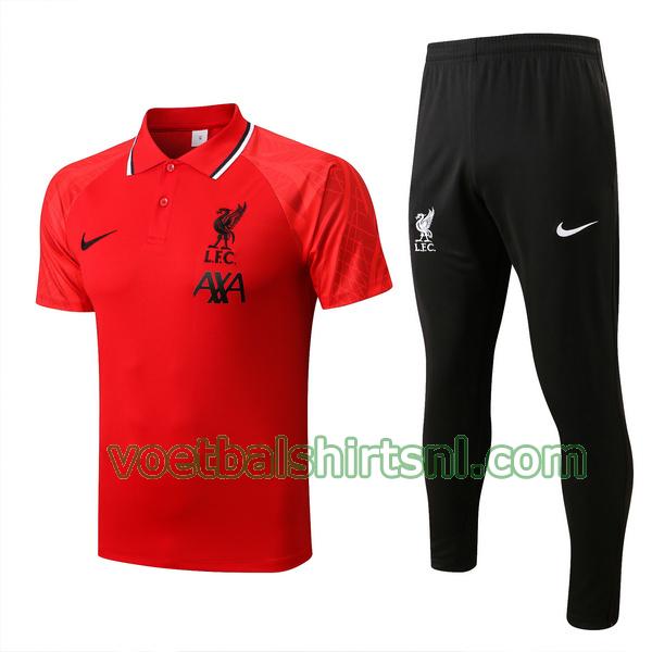 polo liverpool mannen 2022 2023 rood set