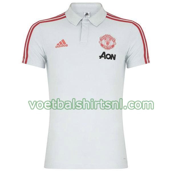 polo manchester united mannen 2019-2020 wit