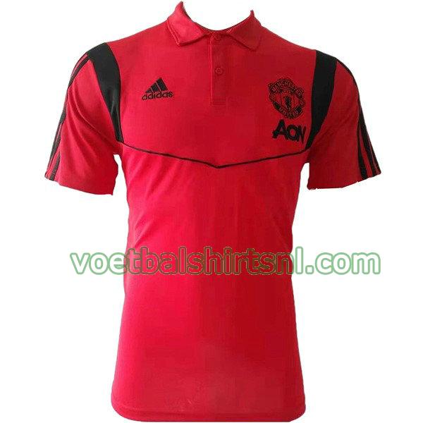 polo manchester united mannen 2019 2020 rood