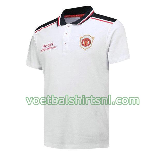 polo manchester united mannen 20th wit