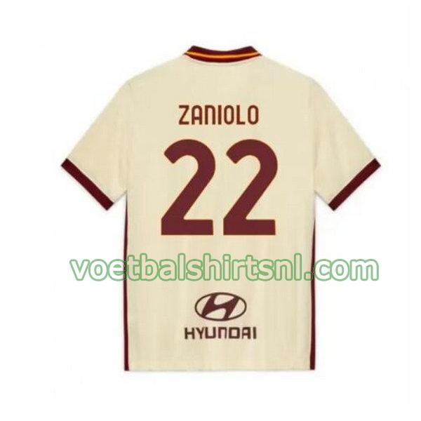 shirt as roma mannen 2020-2021 uit zaniolo 22
