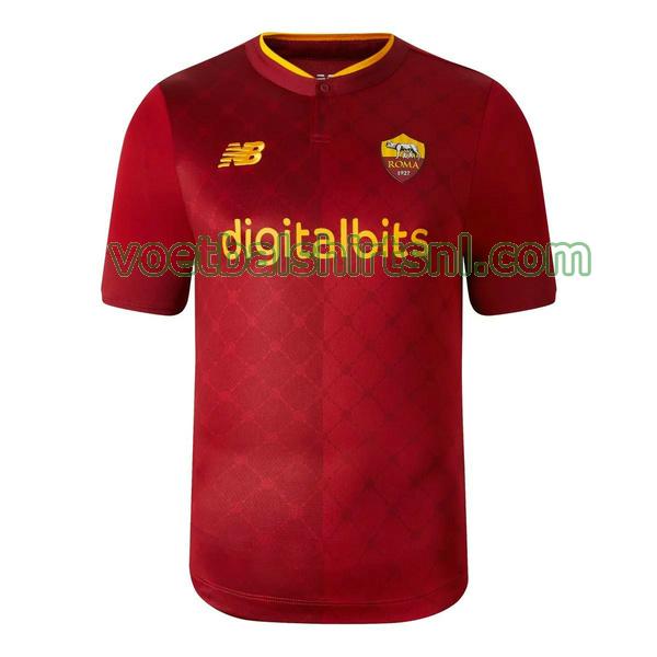 shirt as roma mannen 2022 2023 thuis rood