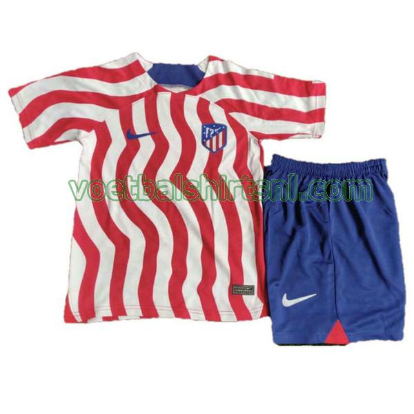 shirt atletico madrid kinderen 2022 2023 thuis rood wit