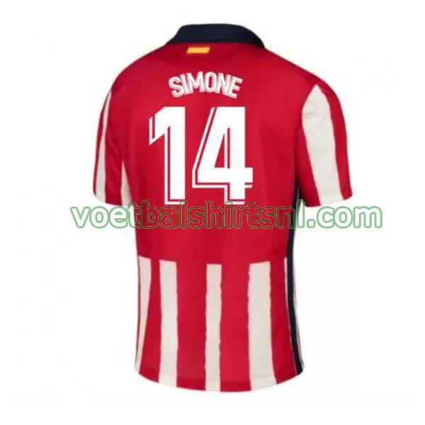 shirt atletico madrid mannen 2020-2021 thuis simone 14