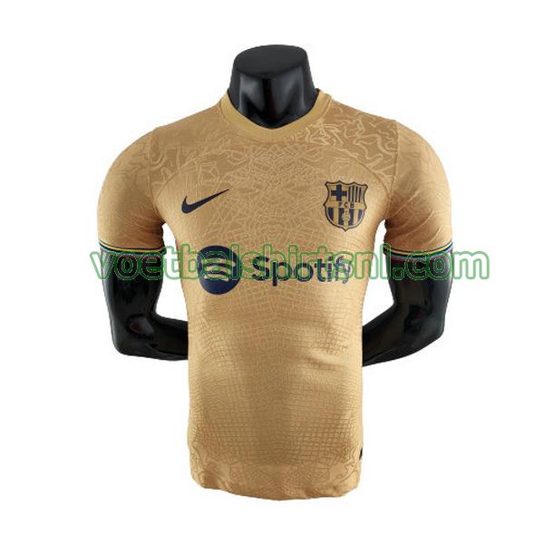 shirt barcelona mannen 2022 2023 3e geel player