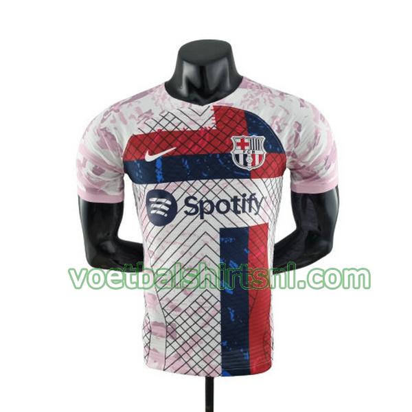 shirt barcelona mannen 2022 2023 special edition roze player