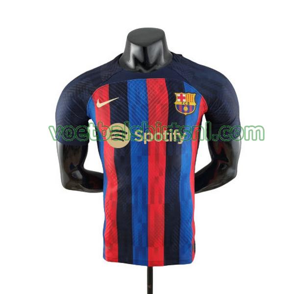 shirt barcelona mannen 2022 2023 thuis zwart rood player