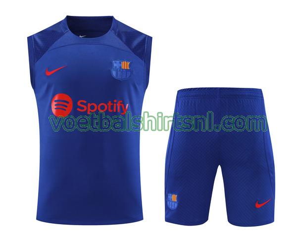 shirt barcelona mannen 2023 2024 vest blauw set
