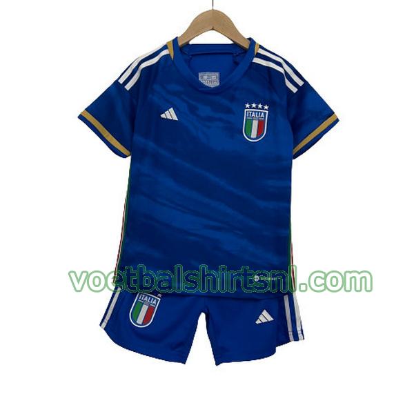 shirt italië kinderen 2023 thuis blauw