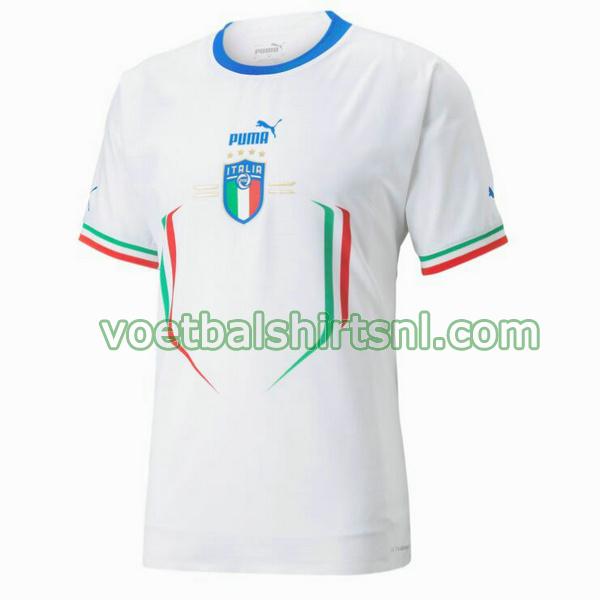 shirt italië mannen 2022 2023 uit wit
