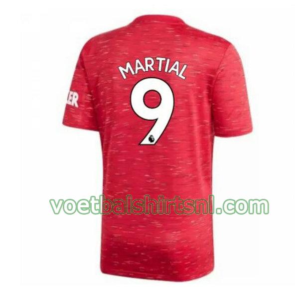 shirt manchester united mannen 2020-2021 thuis martial 9