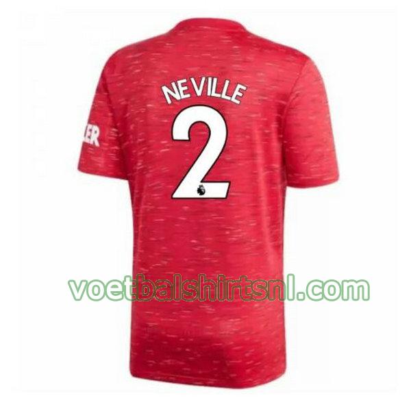 shirt manchester united mannen 2020-2021 thuis neville 2