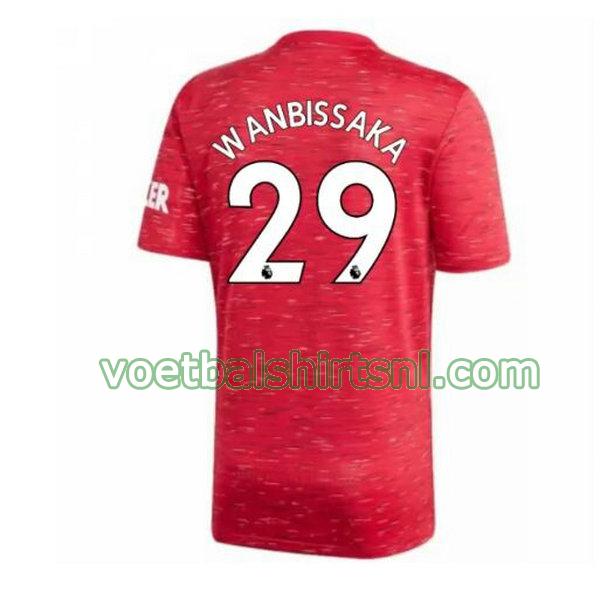 shirt manchester united mannen 2020-2021 thuis wan-bissaka 29