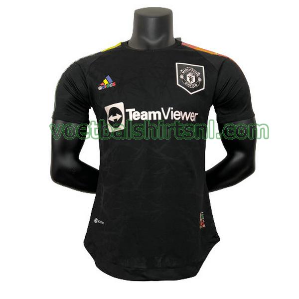 shirt manchester united mannen 2023 2024 special edition zwart player