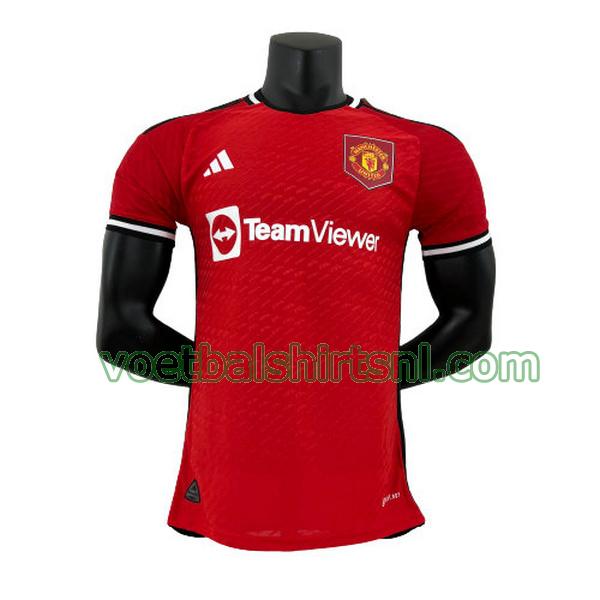 shirt manchester united mannen 2023 2024 thuis rood player