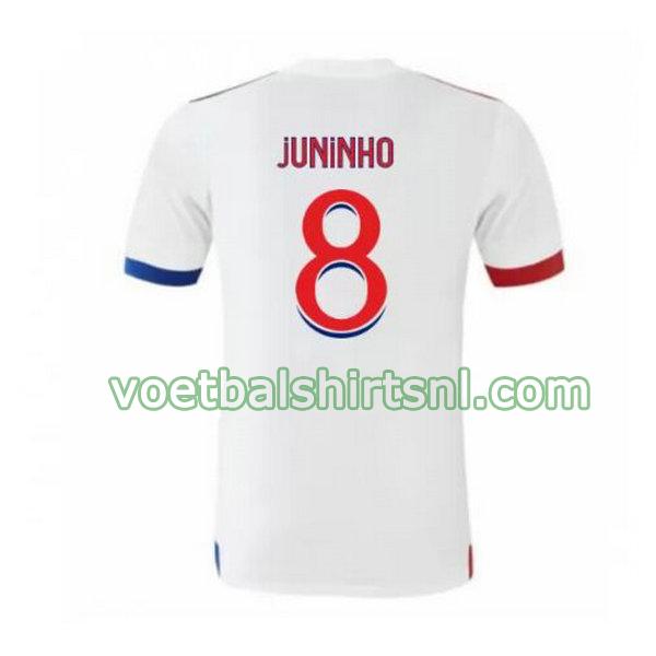 shirt olympique lyon mannen 2020-2021 thuis juninho 8