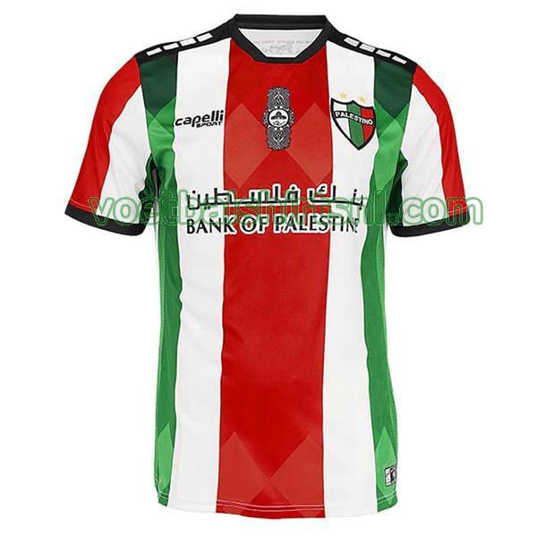 shirt palestina mannen 2021 2022 uit thailand wit rood groen