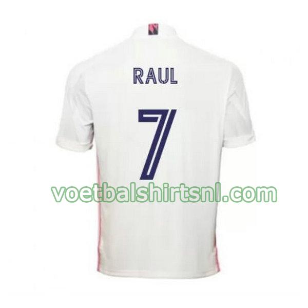 shirt real madrid mannen 2020-2021 thuis raul 7