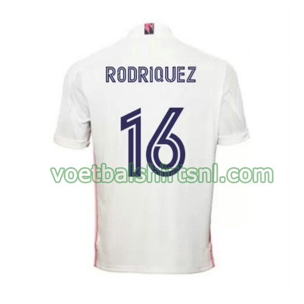 shirt real madrid mannen 2020-2021 thuis rodriquez 16