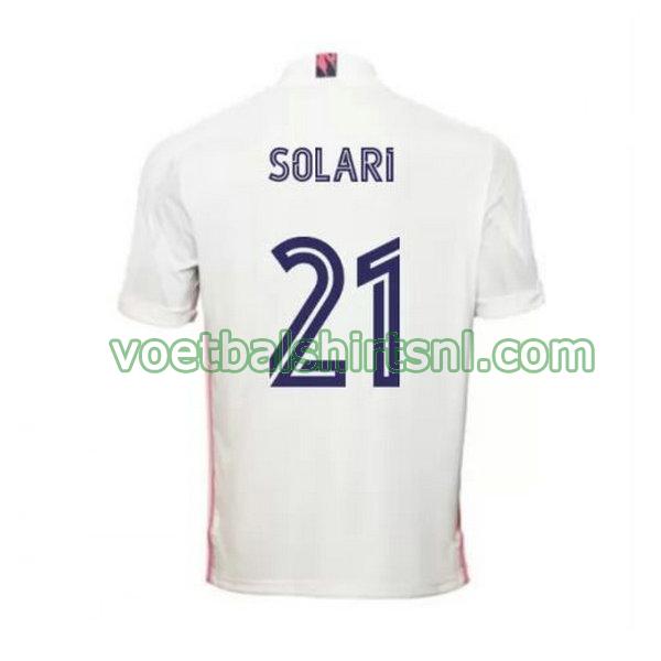 shirt real madrid mannen 2020-2021 thuis solari 21