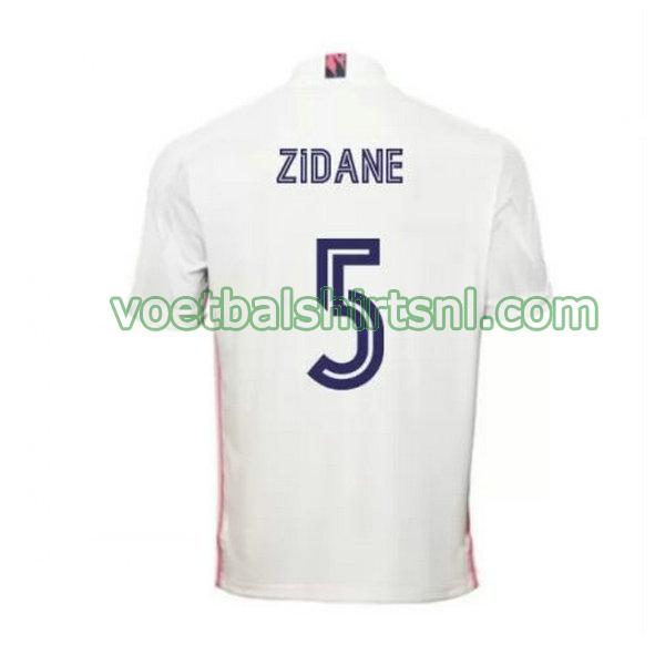 shirt real madrid mannen 2020-2021 thuis zidane 5