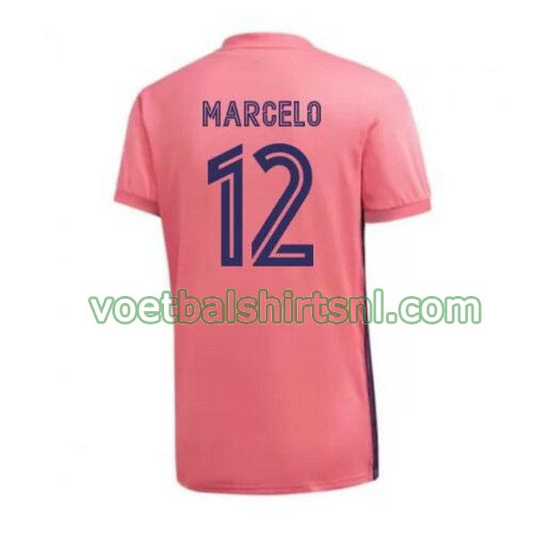 shirt real madrid mannen 2020-2021 uit marcelo 12