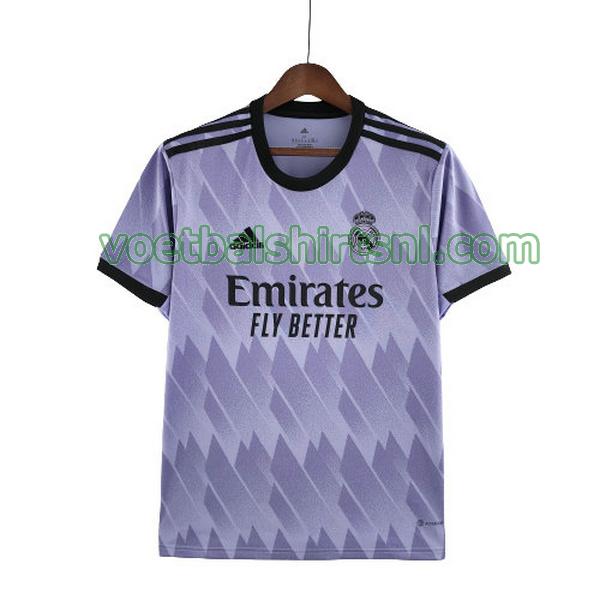 shirt real madrid mannen 2022 2023 uit thailand purple