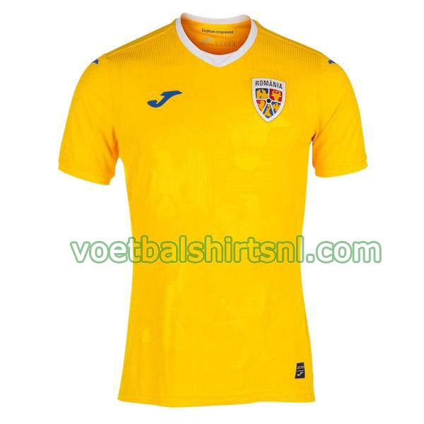 shirt roemenië mannen 2021 2022 thuis thailand geel