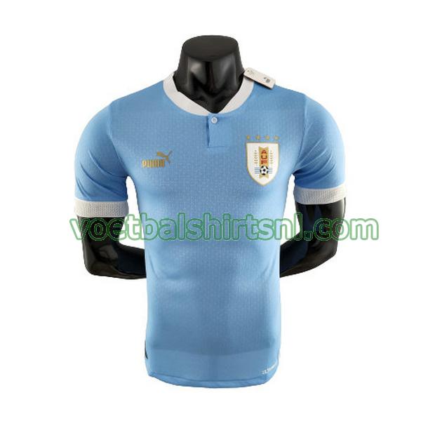 shirt uruguay mannen 2022 thuis blauw player