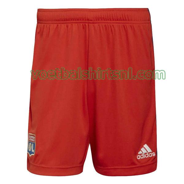 shorts olympique lyon mannen 2021 2022 uit rood