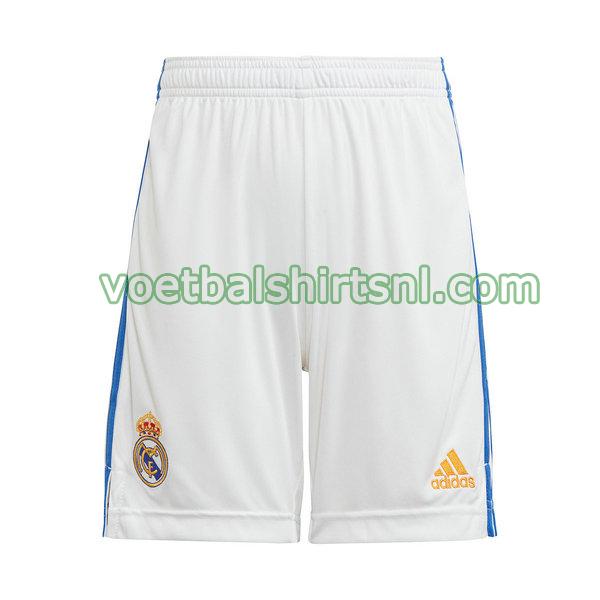 shorts real madrid mannen 2021 2022 thuis wit