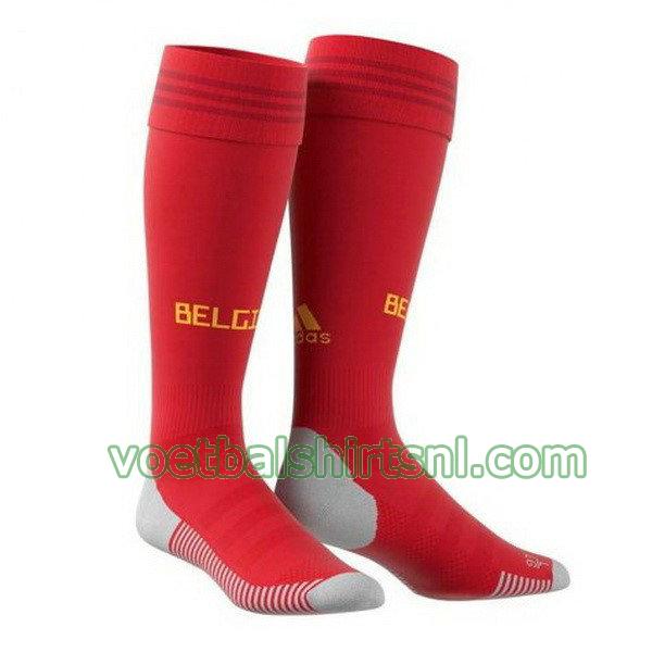 sokken belgië mannen 2018 thuis rood