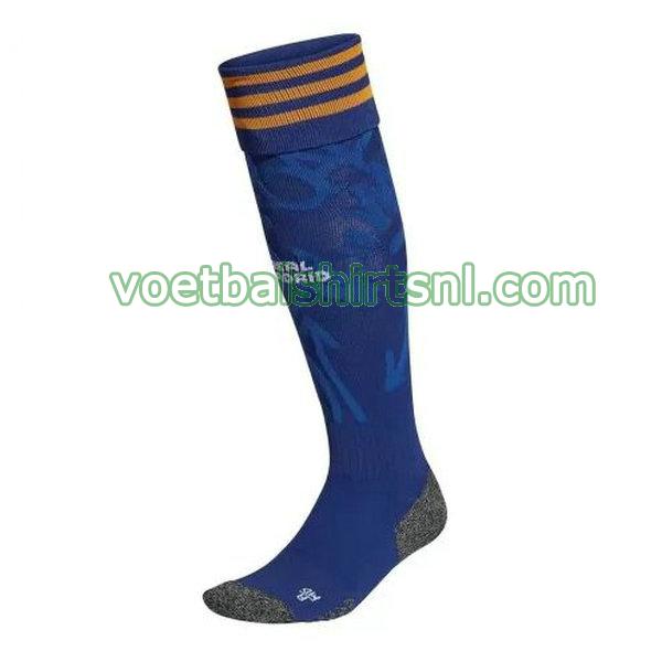 sokken real madrid mannen 2021 2022 uit blauw