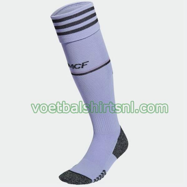 sokken real madrid mannen 2022 2023 uit purple