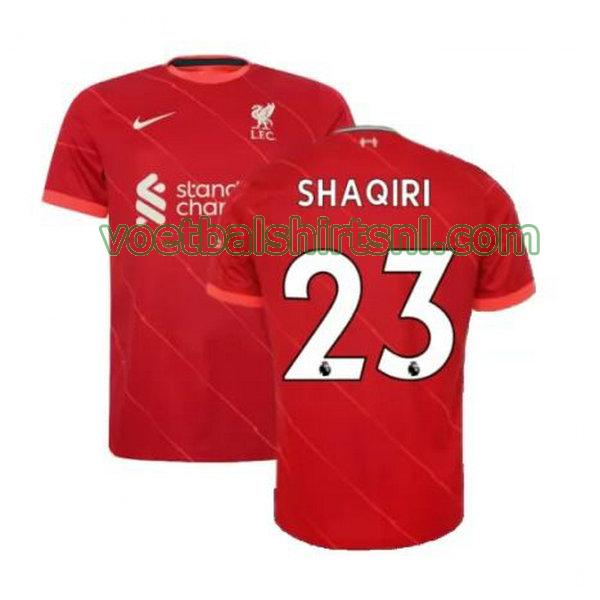 voebtbalshirt liverpool mannen 2021 2022 thuis shaqiri 23 rood
