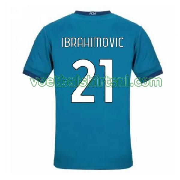 voetbalshirt ac milan mannen 2020-2021 3e ibrahimovic 21