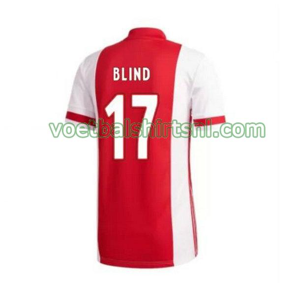 voetbalshirt ajax mannen 2020-2021 thuis blind 17