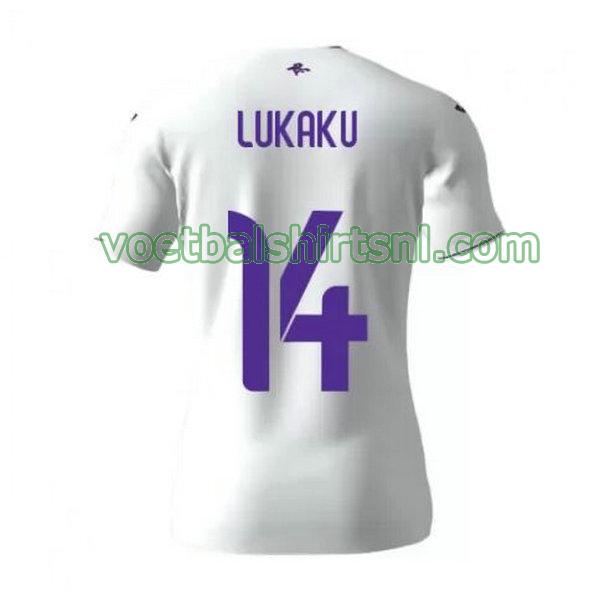 voetbalshirt anderlecht mannen 2020-2021 uit lukaku 14 wit