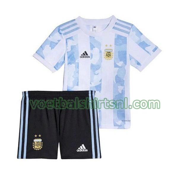 voetbalshirt argentinië kinderen 2021 2022 thuis blauw wit