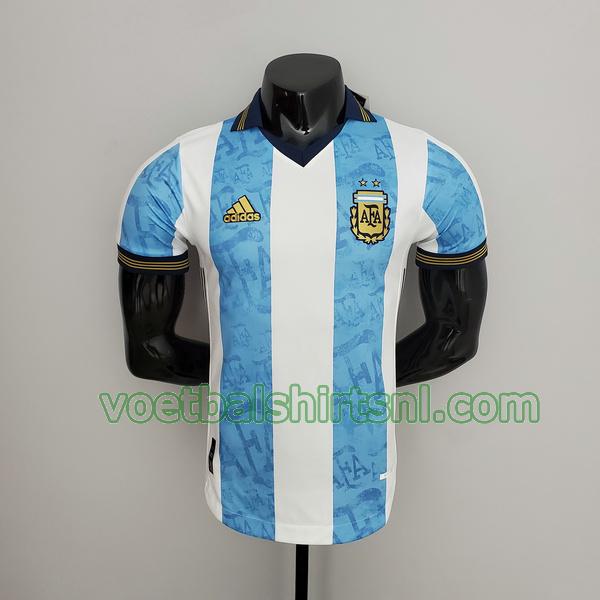 voetbalshirt argentinië mannen 2022 2023 special edition blauw wit player
