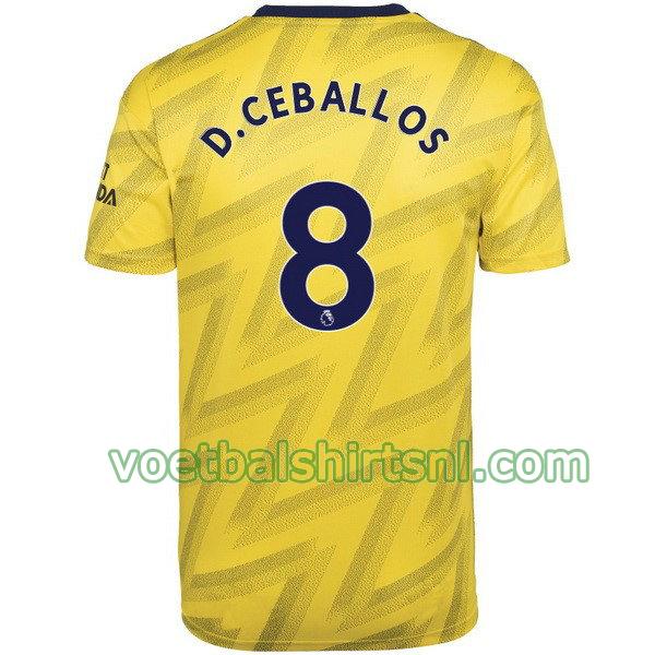 voetbalshirt arsenal mannen 2019-2020 uit d.ceballos 8