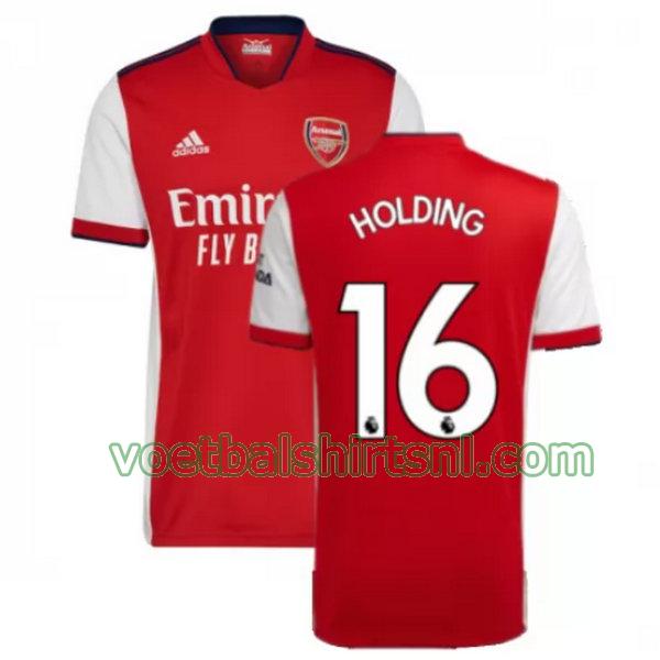 voetbalshirt arsenal mannen 2021 2022 thuis holding 16 rood