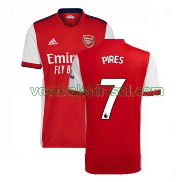 voetbalshirt arsenal mannen 2021 2022 thuis pires 7 rood