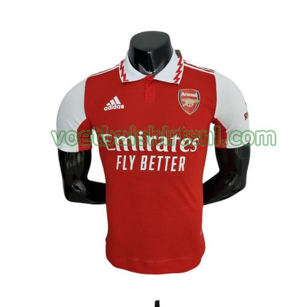 voetbalshirt arsenal mannen 2022 2023 thuis rood player
