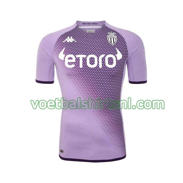 voetbalshirt as monaco mannen 2022 2023 3e thailand purple