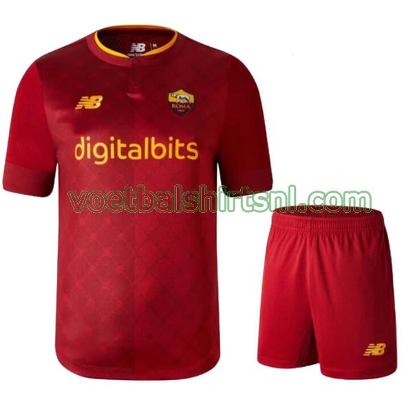 voetbalshirt as roma kinderen 2022 2023 thuis rood