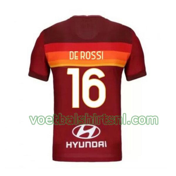 voetbalshirt as roma mannen 2020-2021 thuis de rossi 16