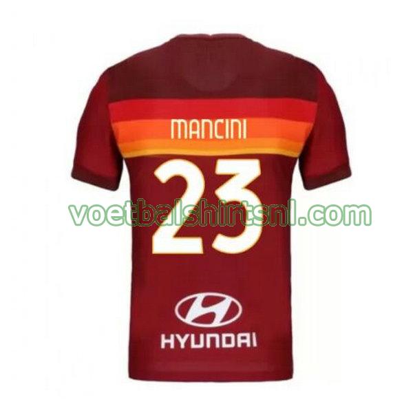 voetbalshirt as roma mannen 2020-2021 thuis mancini 23