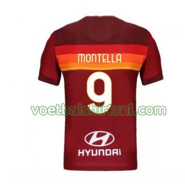 voetbalshirt as roma mannen 2020-2021 thuis montella 9